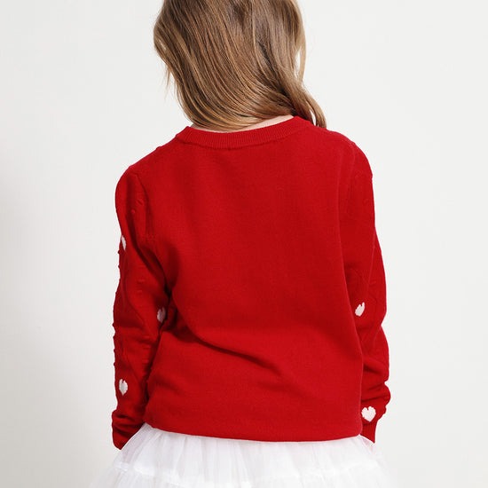 COMOBOCA 100% Wool Kids' Round Neck Sweater