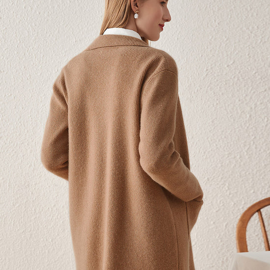 COMOBOCA 100% Cashmere Women's versatile and stylish Coat