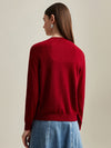 COMOBOCA 100% Cashmere Women's Cable Button Knit Cardigan