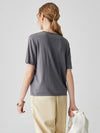 COMOBOCA Women's Soft Knit Short Sleeve T-Shirt