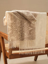 COMOBOCA 100% Cashmere Women's Paisley Pattern Fringed Scarf