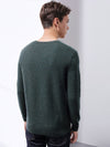 COMOBOCA 100% Cashmere Men's V-Neck Sweater