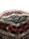 COMOBOCA 100% Cashmere Women's Boho Fair Isle Pattern Knit Beanie