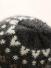 COMOBOCA 100% Cashmere Women's Fair Isle Pattern Knit Beanie