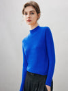 COMOBOCA 100% Cashmere Women's Round Neck Knit sweater
