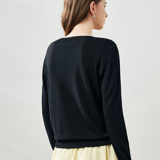 COMOBOCA Women's Ribbed Mock Cardigan Sweater