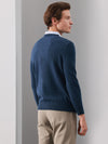 COMOBOCA 100% Cashmere Men's V-Neck Sweater