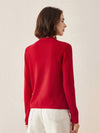COMOBOCA 100% Cashmere Women's Round Neck Knit sweater