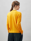 COMOBOCA 100% Cashmere Women's Round Neck Knit sweater