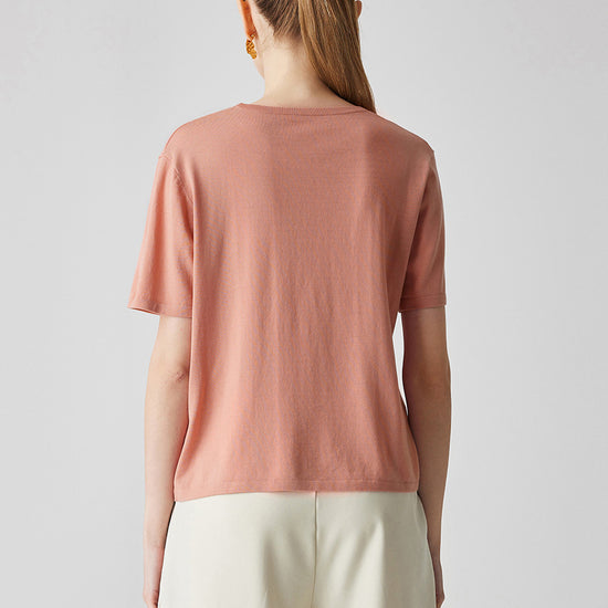 COMOBOCA Women's Soft Knit Short Sleeve T-Shirt