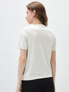 COMOBOCA Women's 2-in-1 Geometric Knit Top