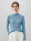 COMOBOCA 100% Cashmere Women's Round Neck Knit sweater