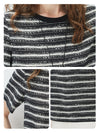 100% Mulberry Silk Women’s Vintage Print Round-Neck Short Sleeve T-Shirt