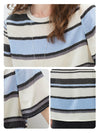 100% Mulberry Silk Women’s Vintage Print Round-Neck Short Sleeve T-Shirt