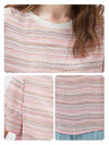 100% Mulberry Silk Women’s Vintage Print Round-Neck Short Sleeve T-Shirt