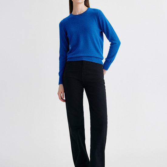 COMOBOCA 100% Cashmere Women's Round Neck Sweater