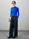 COMOBOCA 100% Cashmere Women's Round Neck Knit sweater
