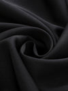 Women's solid color A-line skirt, mulberry silk blend woven