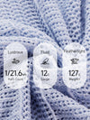 Women's Linen Blend Crew Neck Pointelle Knit Sleeveless Vest