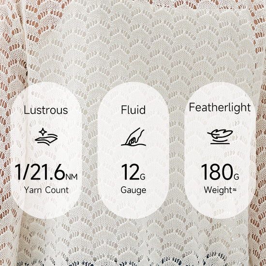 COMOBOCA Women's Linen Lace Knit Tie Front Cardigan