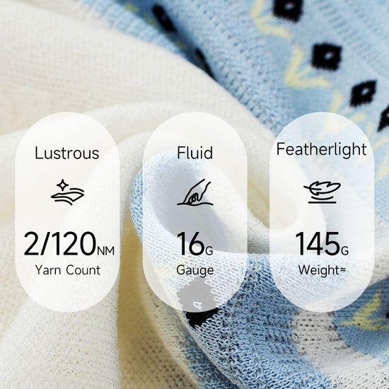 COMOBOCA Women's Fair Isle Striped Knit Top