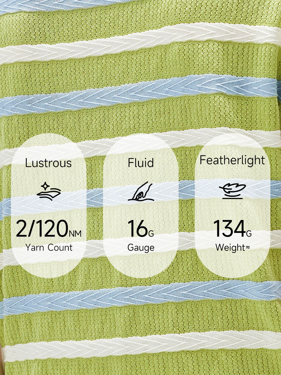 COMOBOCA Women's Striped Knit Cap Sleeve T-Shirt