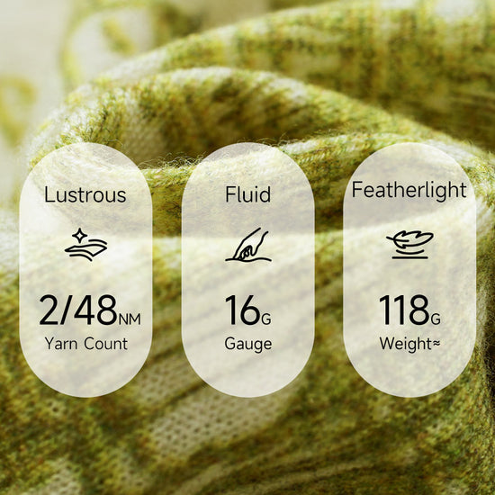 COMOBOCA Women's Cityscape Print Knit Sweater