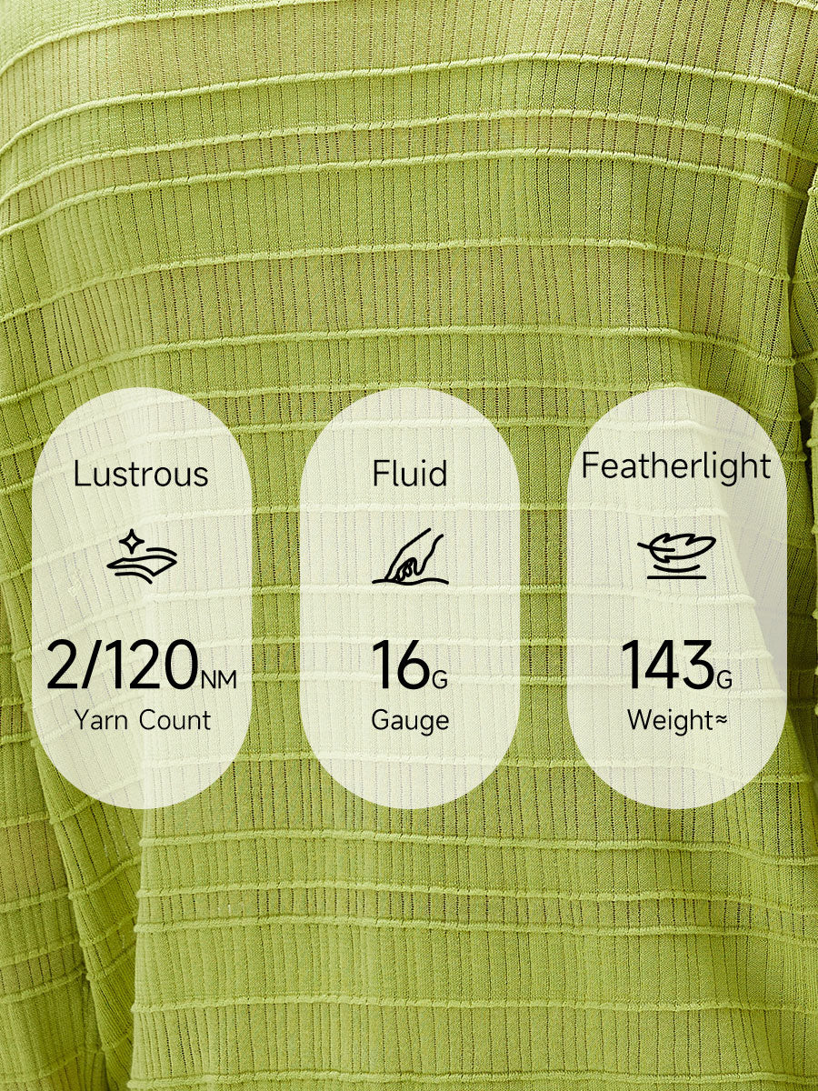 COMOBOCA Women's Textured Ribbed Knit Cardigan