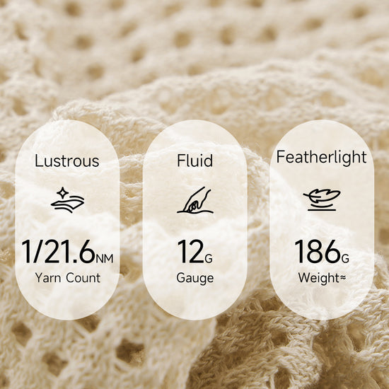 COMOBOCA Women's Sheer Mesh Knit Overpull Top