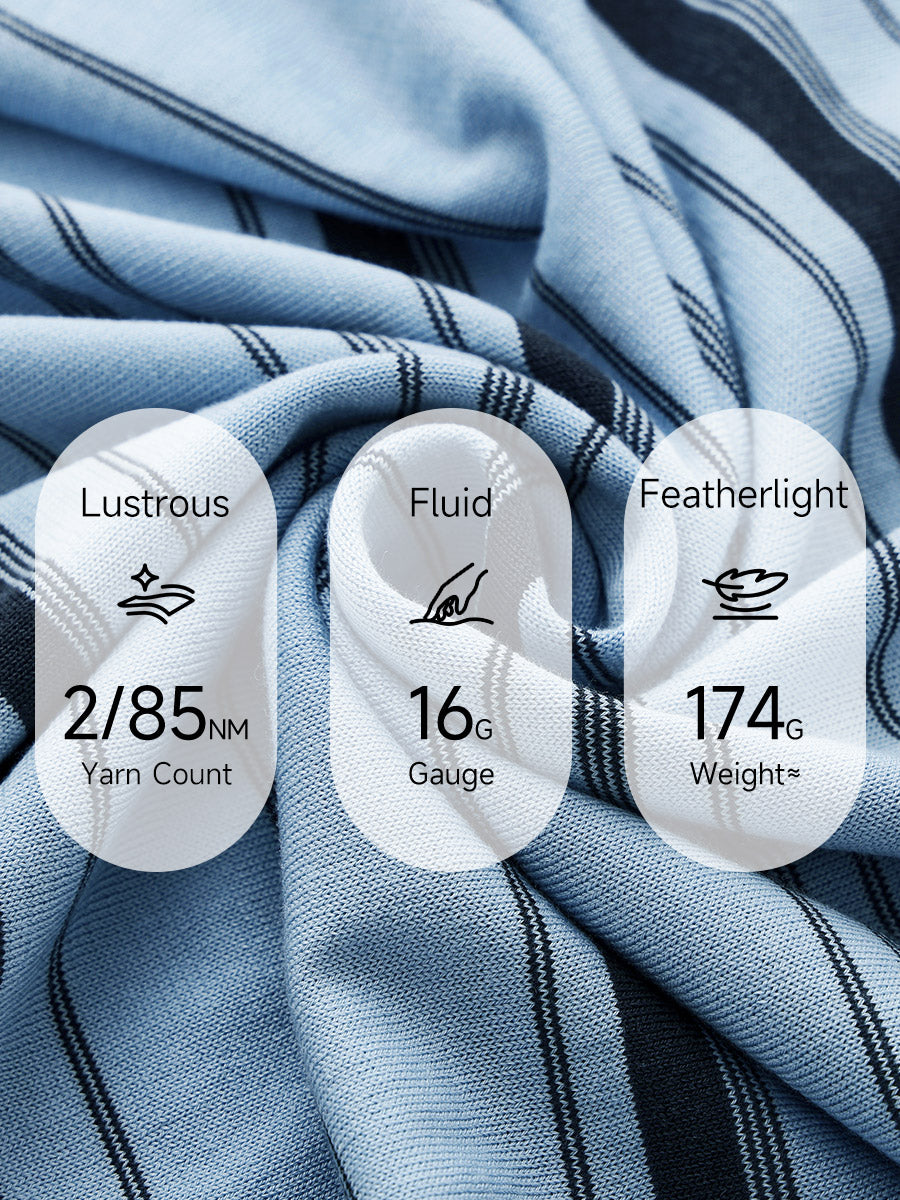 COMOBOCA Women's Striped Back Tie Knit Sweater