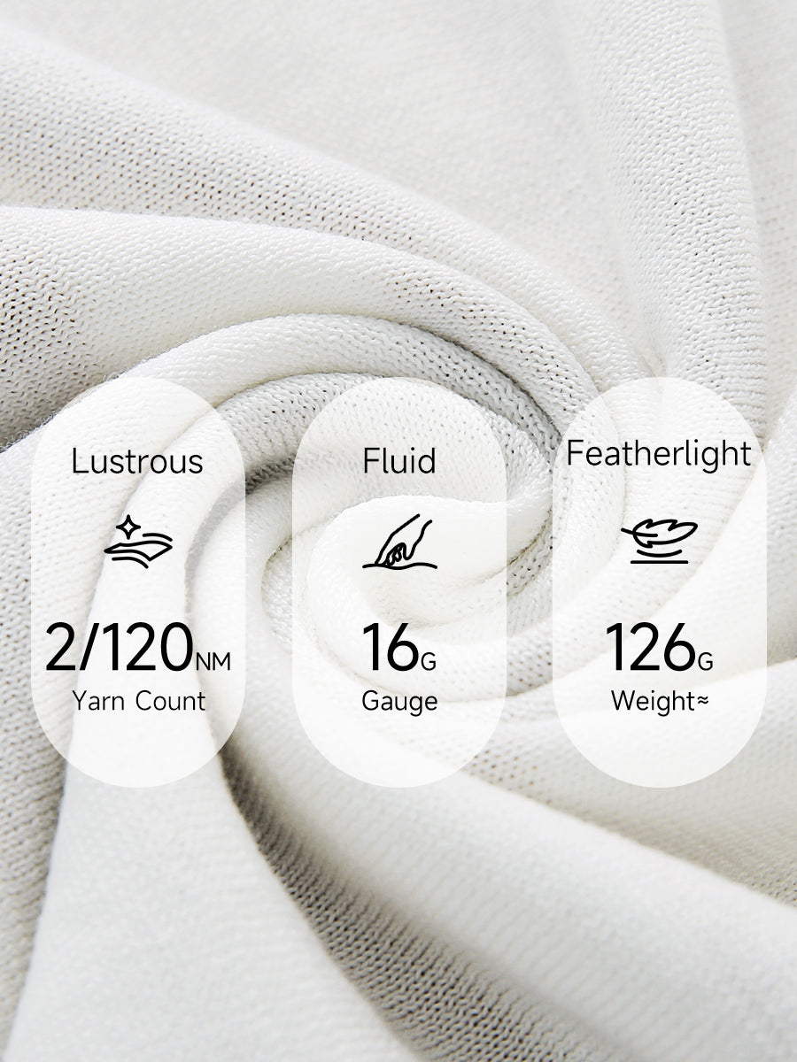 COMOBOCA Women's Contrast Stripe Knit T-Shirt