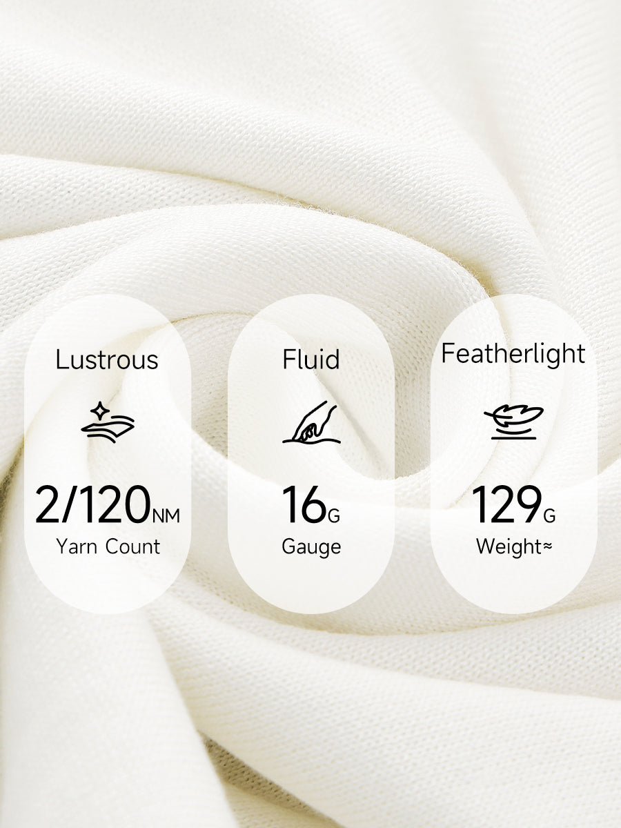 COMOBOCA Women's Rhinestone Trim Knit T-Shirt