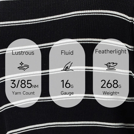 COMOBOCA Women's Striped Ribbed Knit Faux 2-in-1 Zip Cardigan