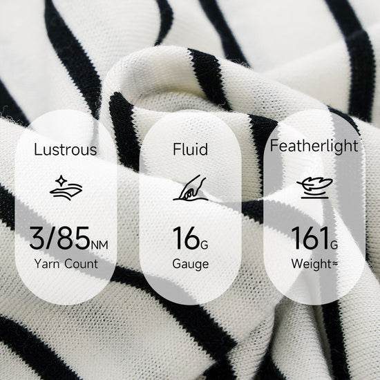 COMOBOCA Women's Stripe Henley Round Neck Sweater