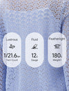 COMOBOCA Women's Linen Lace Knit Tie Front Cardigan