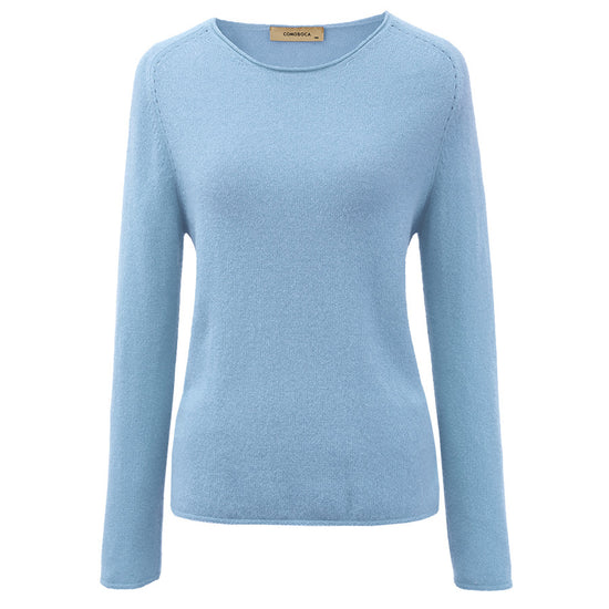 COMOBOCA 100% Cashmere Women's Loose Knit Sweater