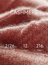 COMOBOCA 100% Cashmere Women's Ribbed Faux Knit Cardigan Sweater