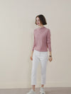 100% Cashmere Women's Round Neck Knit sweater